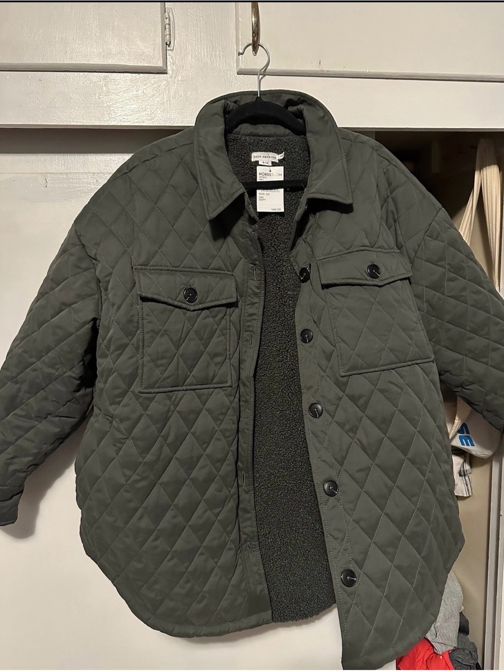 Good American Shacket size 3/4 - Picture 2 of 5